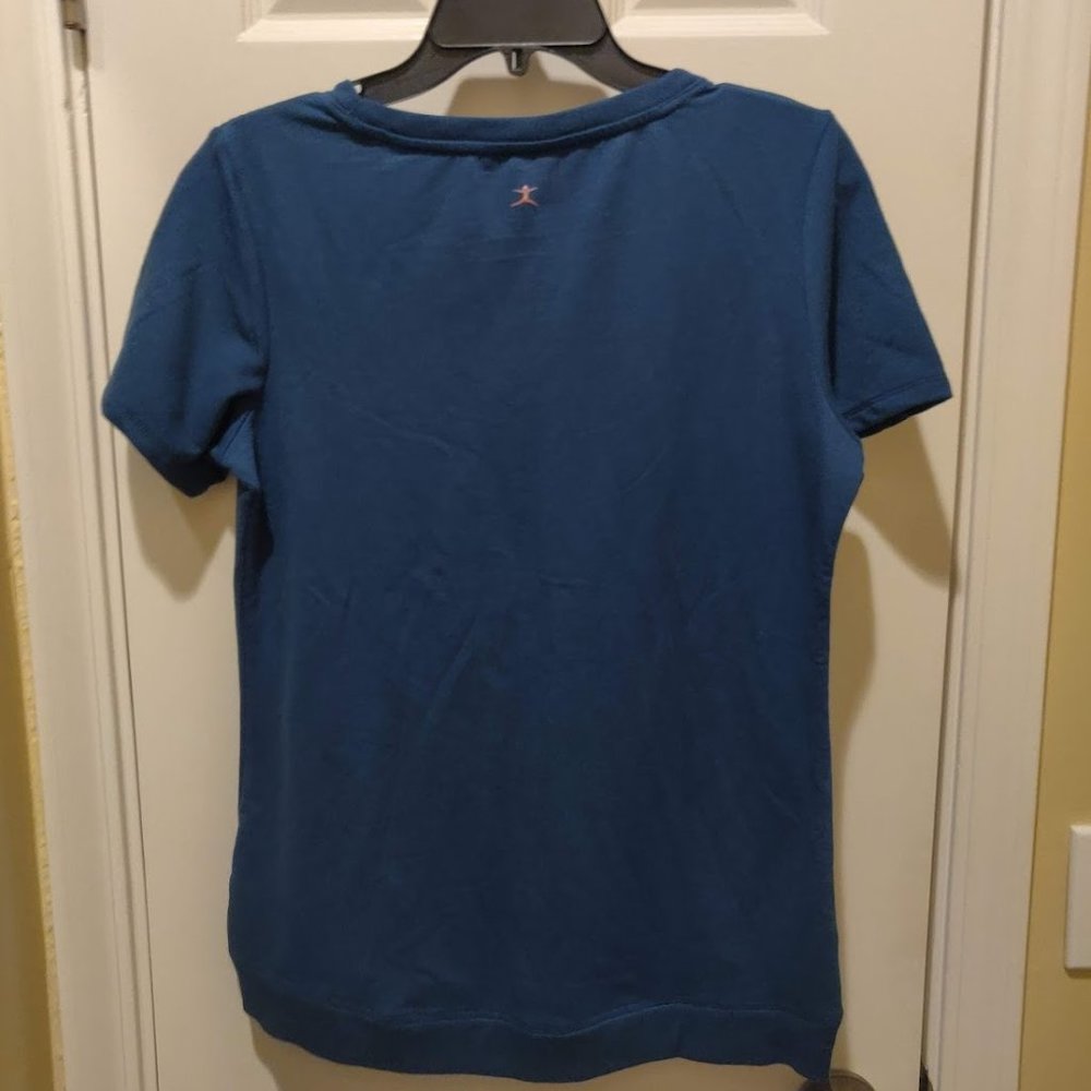 Danskin Blue T-Shirt, Size S